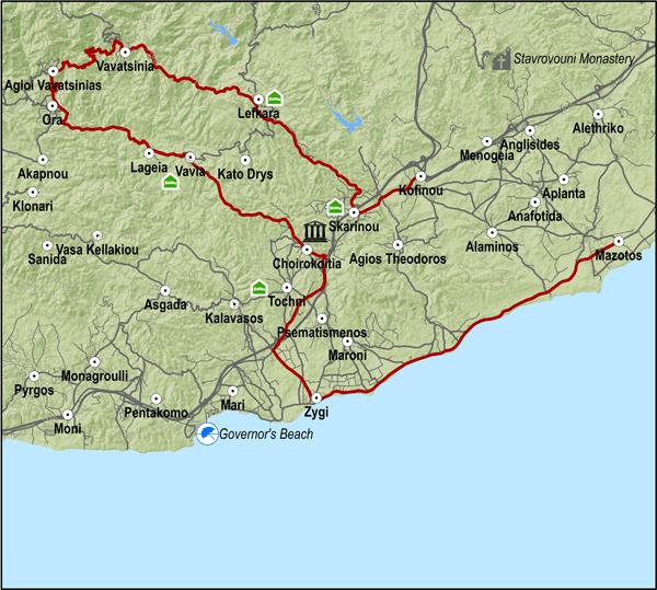 Larnaca cycling route 2